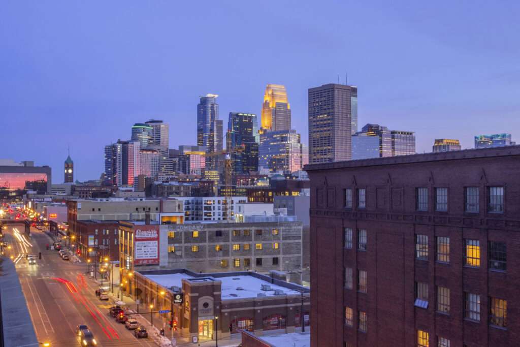 downtown Minneapolis skyline