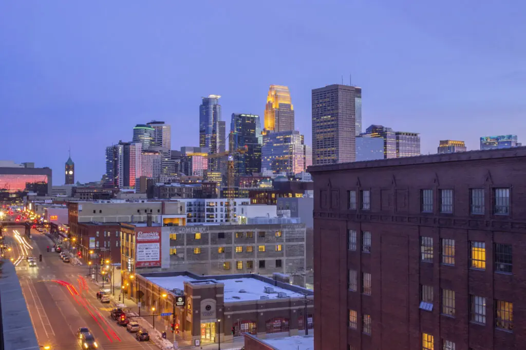 downtown Minneapolis skyline