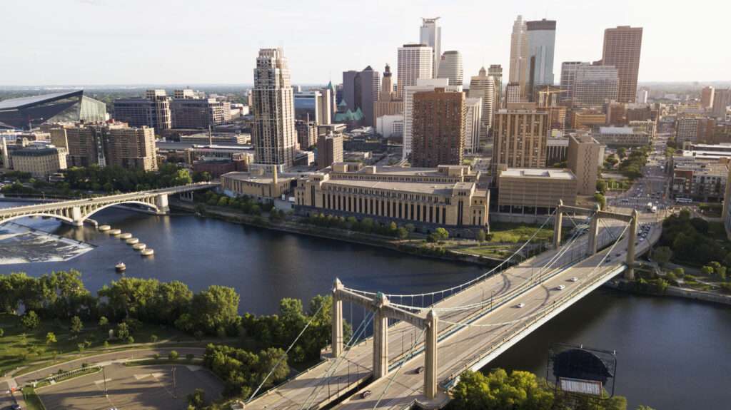 View of downtown Minneapolis