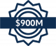 icon $900 million